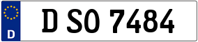 Truck License Plate